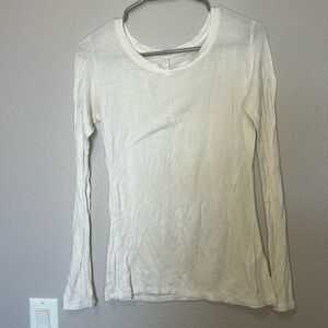 White long sleeve shirt